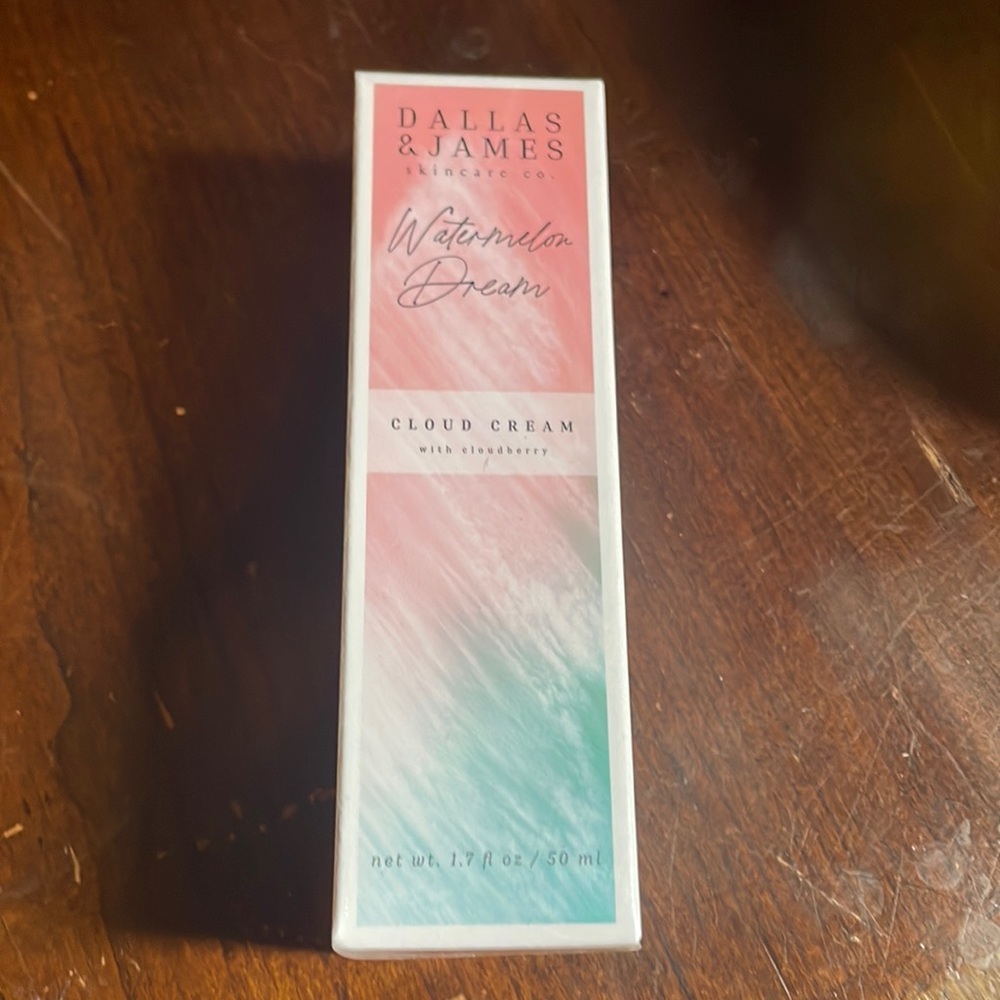 Dallas and James skincare co. Watermelon dream cloud cream with cloudberry